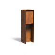 Brievenbus Corten Flyn 350x350x1150mm (LFC1.1)