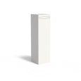 Brievenbus Aluminium Nox 350x350x1200mm (NOA1)