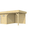 Vuren Topvision Premium Tapuit 300x300cm en luifel 300cm kleurloos geïmpregneerd