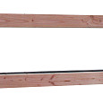 Douglas vast Raam (zijlicht) Prestige met dubbelglas 138,4x48,4cm onbehandeld