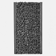 Steenschutting m50x100 paal 100x100 - maas 50x100 - 100x200x10cm