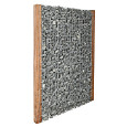 Steenschutting m50x100 paal 90x90 - maas 50x100 - 120x200x9cm