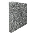 Gekramde steenkorf m50 - maas 50x50 - 180x180x20cm