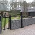 Gekramde steenkorf m50 - maas 50x50 - 180x180x20cm