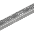 ACO Highline gootelement verzinkt staal incl. 2 koppelstukken L=500mm, H=50mm