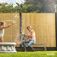 Tuinscherm Elan 180 Excellent Verticaal  180x180 cm groen geïmpregneerd.