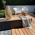 Sokkel met zitting 1000x400x430mm Aluminium 3mm (ASW32)