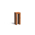 U-Sokkel 400x400x1000mm Corten 2mm (CKU6)