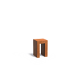 U-Sokkel 400x400x600mm Corten 2mm (CKU8)