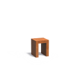 U-Sokkel 500x500x600mm Corten 2mm (CKU4)