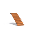 Trap 1000x2160x1530mm Corten 3mm (CST9.1)