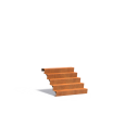 Trap 1250x1200x850mm Corten 3mm (CST5.2)