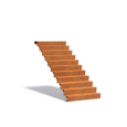Trap 1250x1680x1870mm Corten 3mm (CST11.2)