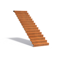 Trap 1250x1920x2550mm Corten 3mm (CST15.2)
