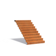 Trap 1500x2400x1700mm Corten 3mm (CST10.3)
