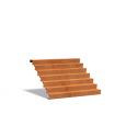 Trap 2000x1680x1190mm Corten 3mm (CST7.4)