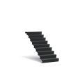 Trap 1000x2160x1530mm Aluminium 4mm (AST9.1)