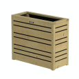 Bloembak Flux 60 Excellent, 70 x 30 x 60 cm, groen geïmpregneerd.