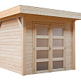 Vuren Topvision Premium Kiekendief 200x300cm en luifel 300cm groen geïmpregneerd