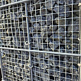*SHOWMODEL Grindkorf 500x200x20cm (LxHxB) met drie doorkijkramen | OP=OP