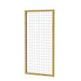 Eco gaastrellis met maas 7,5x7,5cm in grenen Raamwerk 4,5x4,5cm 90x180cm groen geïmpregneerd