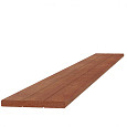 Hardhouten geschaafde plank, met V-groeven, 1,5x14,5x245cm