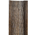 Bamboescherm op rol 180x180cm zwart