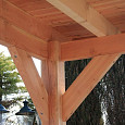 tot 30m² -  Douglas BASIC overkapping op maat, compleet geschaafd (incl. EPDM en daktrim)