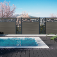 Boston WPC Fence Board Modern 21x160mm L-178cm | Dark Grey