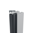 Boston Aluminium variabel hoekprofiel voor paal RAL7016 L-200cm