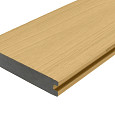 WPC 22,5x138mm Fiberdeck Premium | massief | 2-zijdig Cedar 300cm