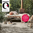 Keramische tegel vtwonen Solostone Uni Mold Taupe 70x70x3,2cm
