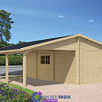 Houten Garage-Carport  Berggren 765x830cm