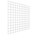 Gaaspaneel met maas 15x15cm stekloos, verzinkte draad, 180x180cm