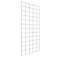 Gaaspaneel met maas 15x15cm stekloos, verzinkte draad, 75x180cm