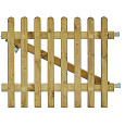 Excellent poort inclusief klinkset, 100x80cm groen geïmpregneerd
