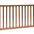 Hardhouten spijlenhek, 180x80cm Frame 4,5x7cm spijlen 2x3cm