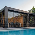 Buitenverblijf Verona model links 5100x3350x2500mm (bxdxh)