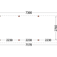 Buitenverblijf Casa 7300x3300x2600mm (bxdxh)