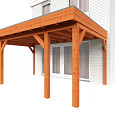 Aanbouwveranda Ancona 5150x3900x2600mm (bxdxh)