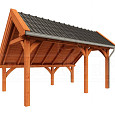 Kapschuur de Hoeve XL 5250x3800x3450mm (bxdxh) rechts