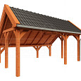 Kapschuur de Hoeve XL 5900x4400x3750mm (bxdxh) rechts