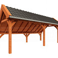 Kapschuur de Hoeve XL 7000x3800x3450mm (bxdxh) rechts