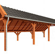 Kapschuur de Hoeve XL 9900x3800x3450mm (bxdxh) rechts
