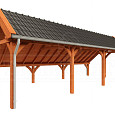 Kapschuur de Hoeve XL 9900x4400x3750mm (bxdxh) rechts