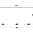 Aanbouwveranda Lucca 7800x3900x2600mm (bxdxh)