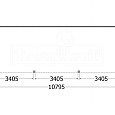 Aanbouwveranda Modena 10800x3650x2700mm (bxdxh)
