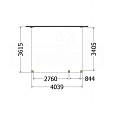 Aanbouwveranda Modena 4050x3650x2700mm (bxdxh) rechts