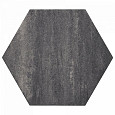 Soft Comfort Zeskanttegel 60/52,5x30x4cm Grijs/Zwart