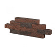Catrock stapelblok 31x11,5x10cm Bruin/Zwart